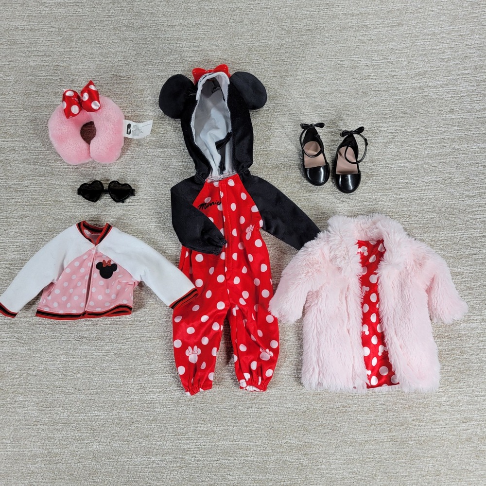 Disney Our Generation Minnie Mouse Doll Outfit Clothes Set Bundle